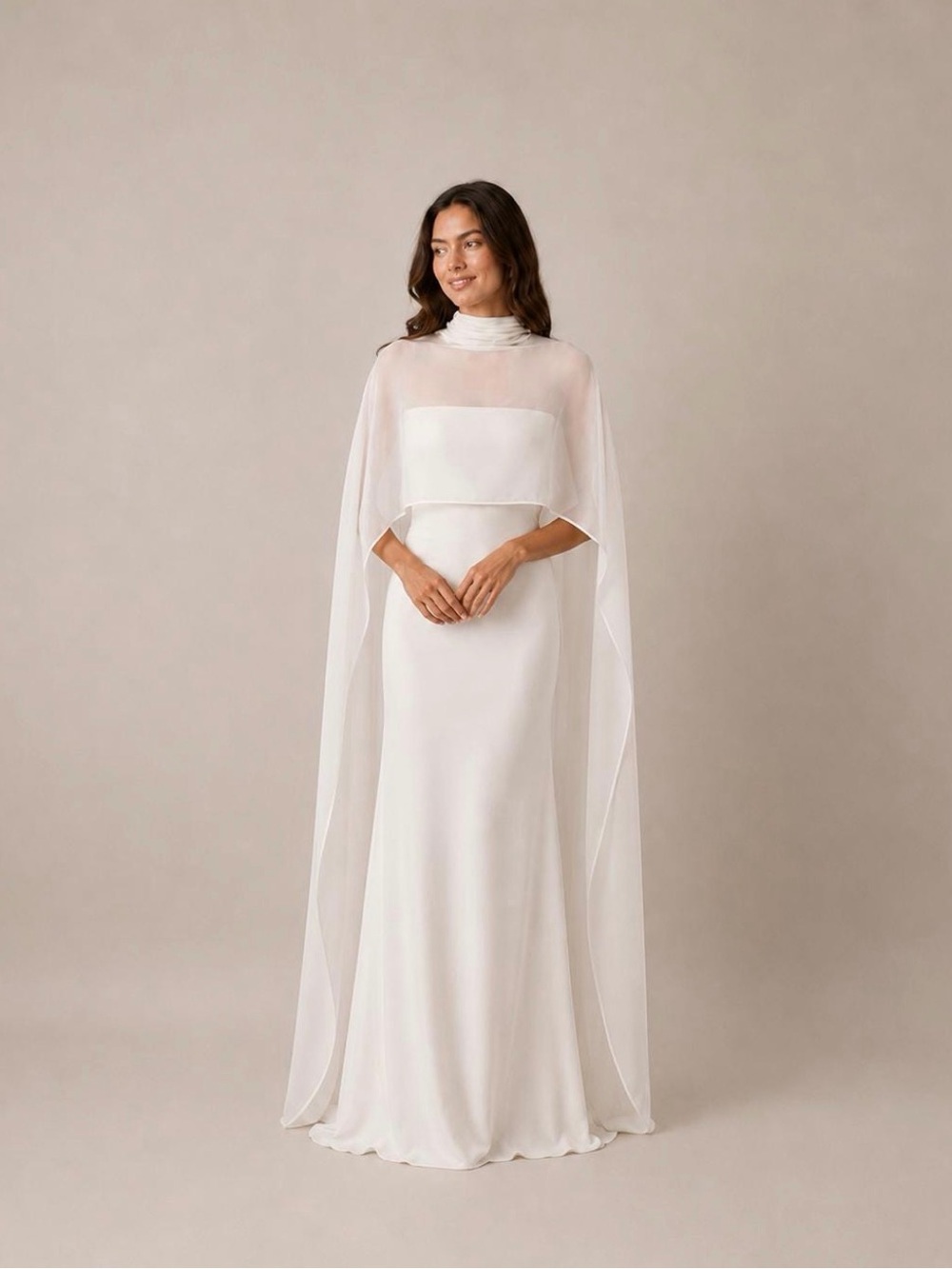 Ivory Bridal Cape or Shawl